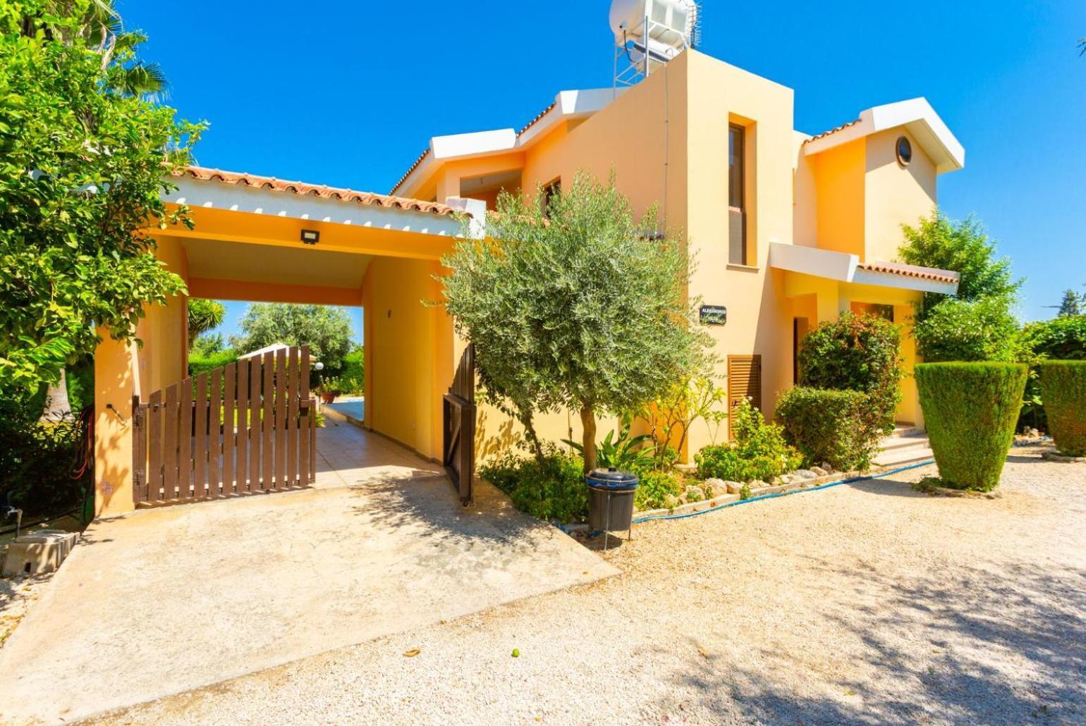 Villa Halima Stefanos Polis Exteriör bild