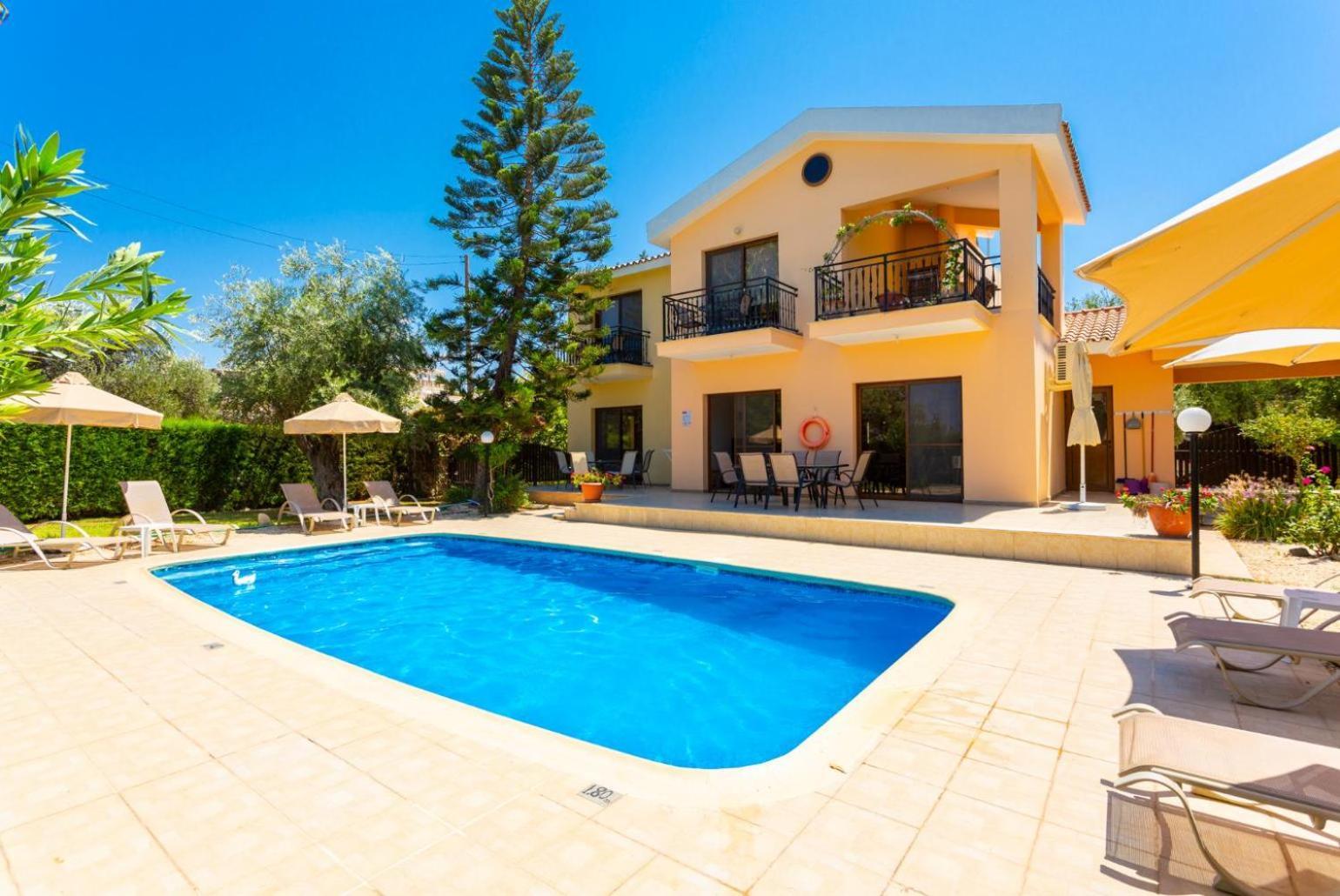 Villa Halima Stefanos Polis Exteriör bild