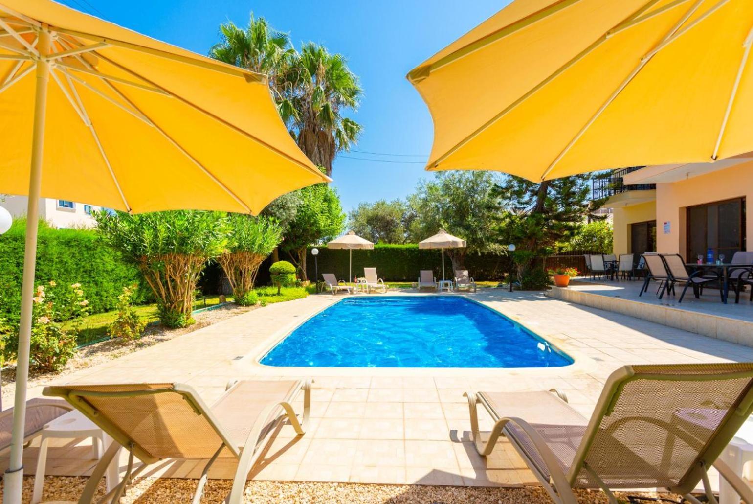 Villa Halima Stefanos Polis Exteriör bild