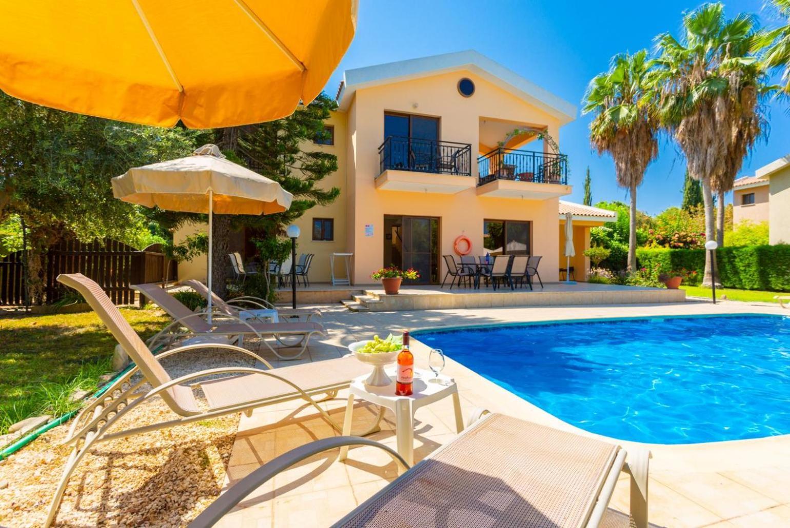 Villa Halima Stefanos Polis Exteriör bild
